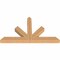 Ekena Millwork Saratoga Timber Gable Bracket, Western Red Cedar, 72"W x 42"H x 5 1/2"D x 5 1/2"F, 14/12 Pitch GBW072X42X0606SAR00SWR - alternate 3